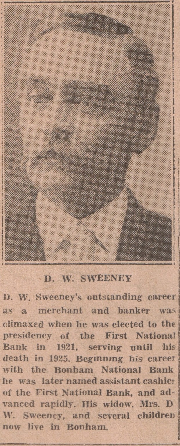 Daniel Webster Sweeney image connected to the historic Four Winds ownership timeline