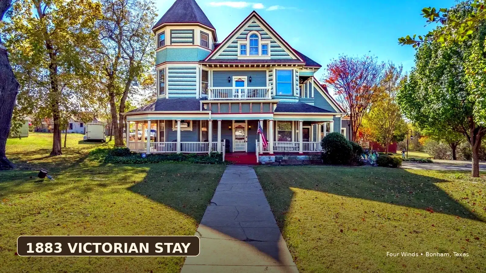 Four Winds Victorian exterior in Bonham Texas